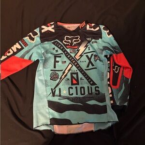 Fox Kids' Blue and Red Graphic Jersey